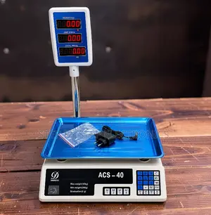 Durable Steel Platform ACS 40 Upto 40kgs Weighing Scale With Arm