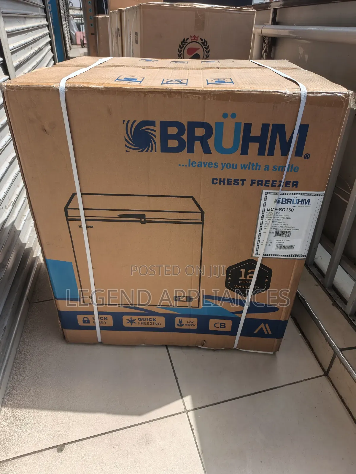 BRUHM Chest Freezer BCF-SD150
