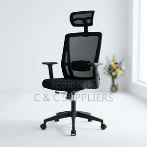 Ergonomic Swivel Secretary Mesh Chair