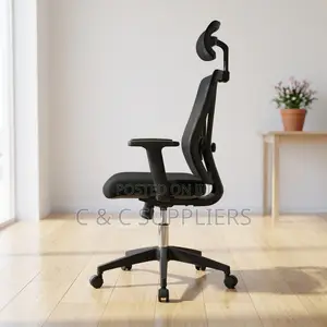 Ergonomic Swivel Secretary Mesh Chair