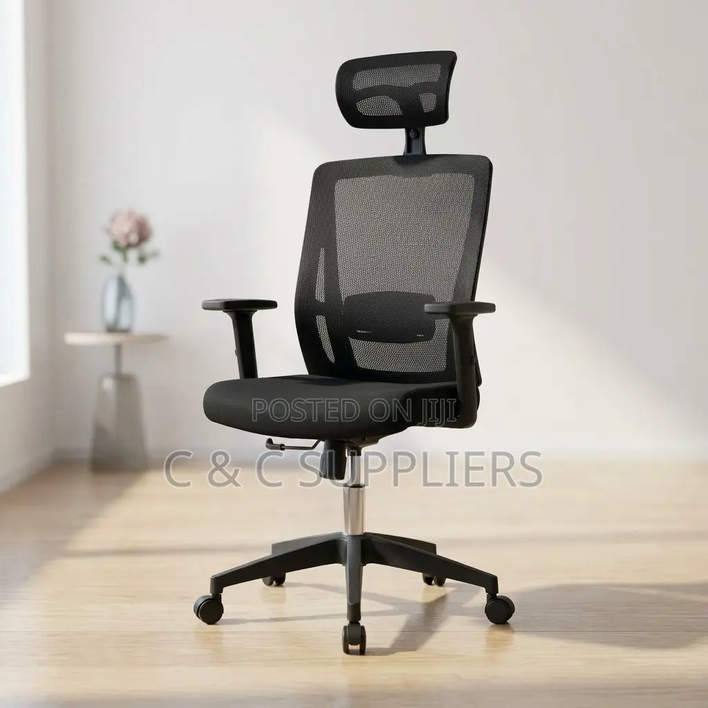 Ergonomic Swivel Secretary Mesh Chair