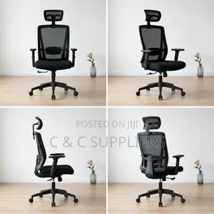 Ergonomic Swivel Secretary Mesh Chair
