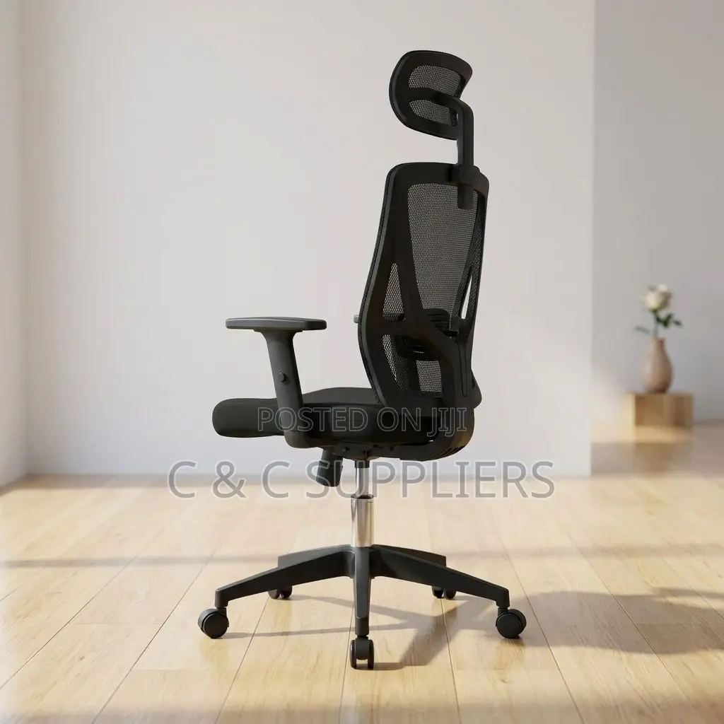 Ergonomic Swivel Secretary Mesh Chair
