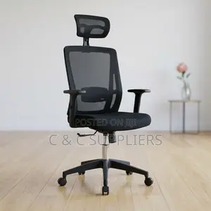 Ergonomic Swivel Secretary Mesh Chair