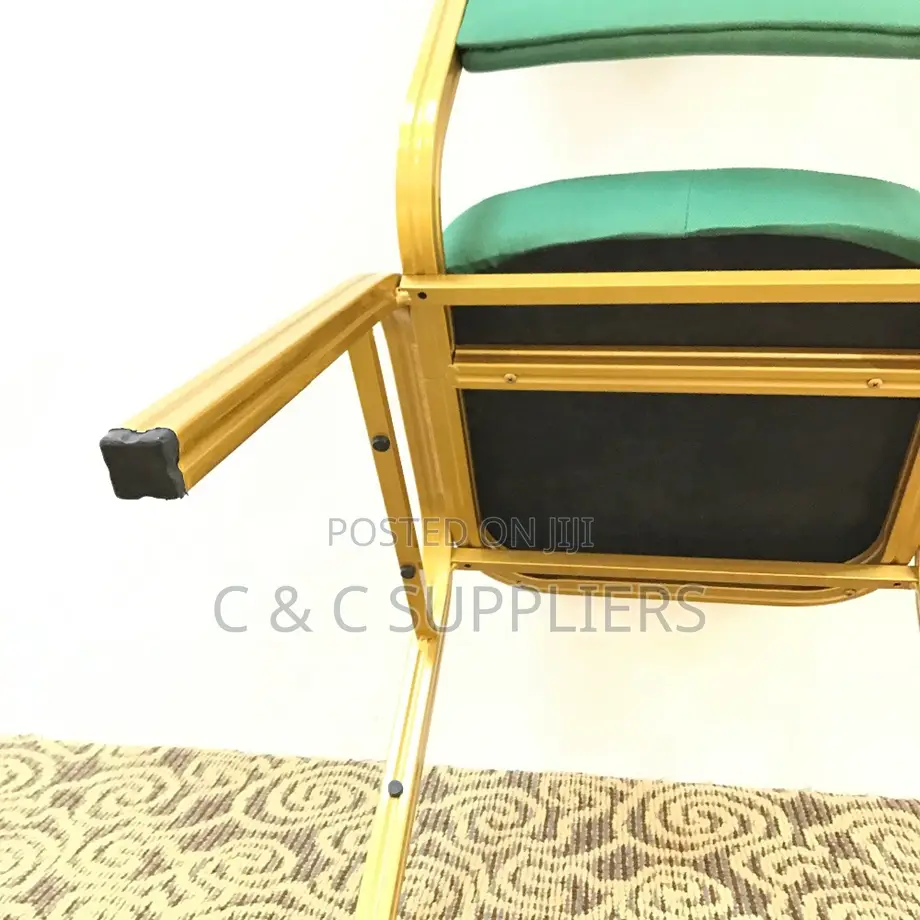 Green Fabric Conference Chair