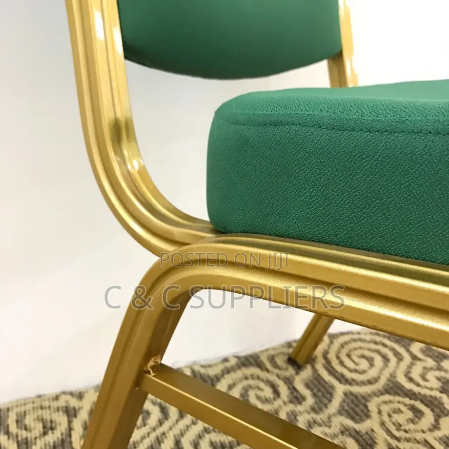 Green Fabric Conference Chair
