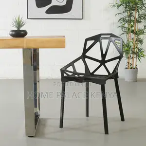 Dining Chair; Stackable Plastic Dining Chair for Space Saving Home