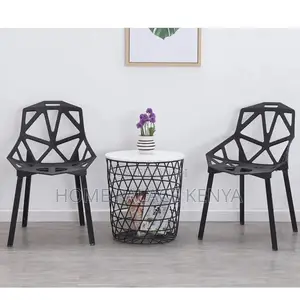 Dining Chair; Stackable Plastic Dining Chair for Space Saving Home