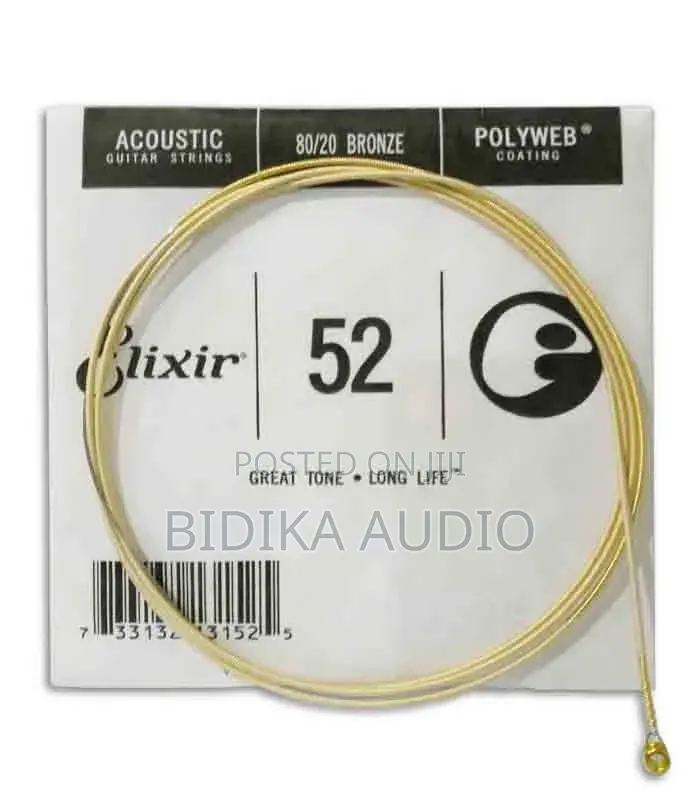 Elixir Phosphor Bronze Custom Light Acoustic Guitar Strings