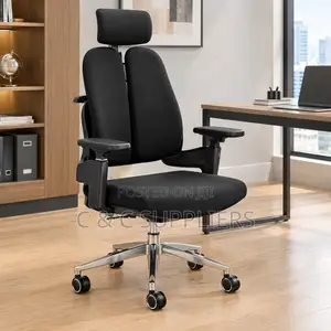 Executive Dual Back Chair With Lumber Support