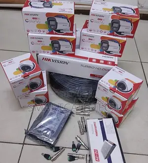 Hikvision 8CH ColorVu Security System 4 Dome 4 Bullet Cameras