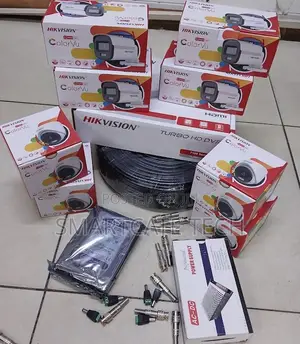 Hikvision 8CH DVR CCTV Kit Featuring 4 Dome 4 Bullet Cameras