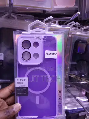 Purple Classic Transluscent Matte MagSafe Case for Redmi 15c-Purple