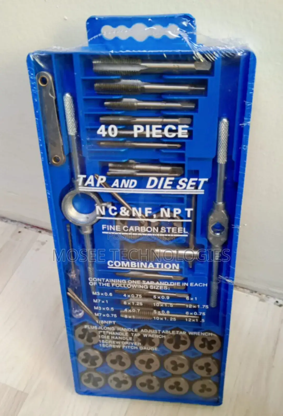 40PCS Professional Tap and Die Set