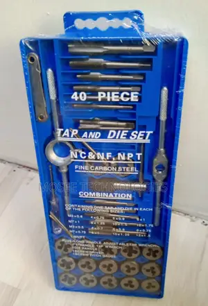 40PCS Professional Tap and Die Set