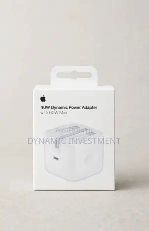 Apple iPhone 18 Pro Max 40W Dynamic Power Charger Adapter With 60W Max