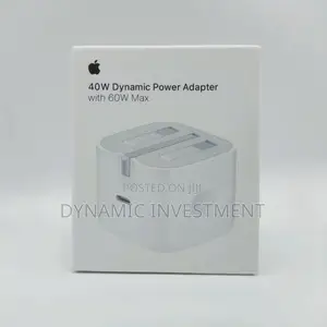 Apple iPhone 18 Pro Max 40W Dynamic Power Charger Adapter With 60W Max