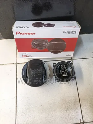 Pioneer TS-A1097S 4-Inch 3-Way Car Speakers Power Output 280W