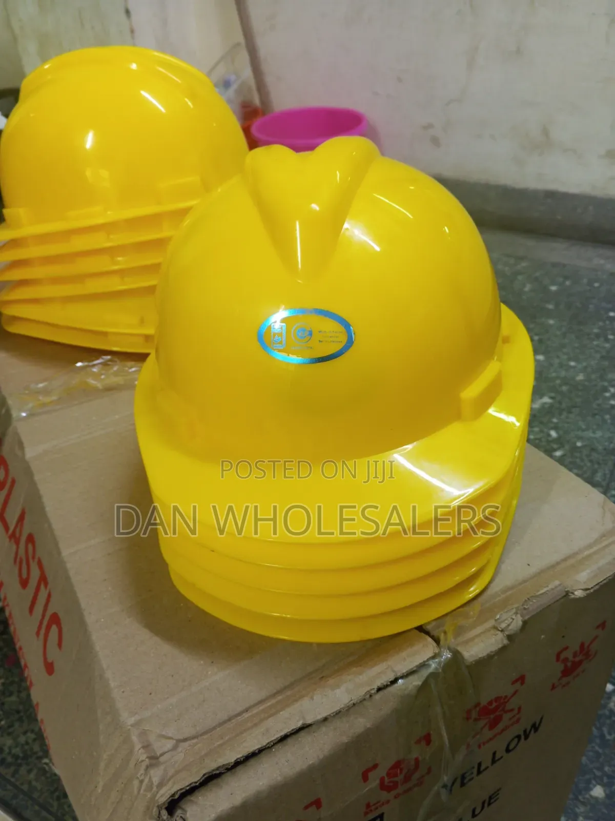 Heavy Duty Yellow Safety Helmet