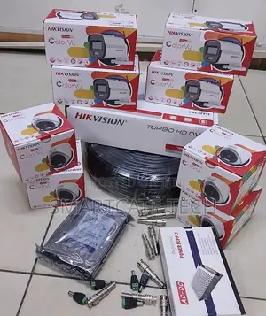 Hikvision 8CH HD CCTV DVR 4 Dome 4 Bullet Security Kit