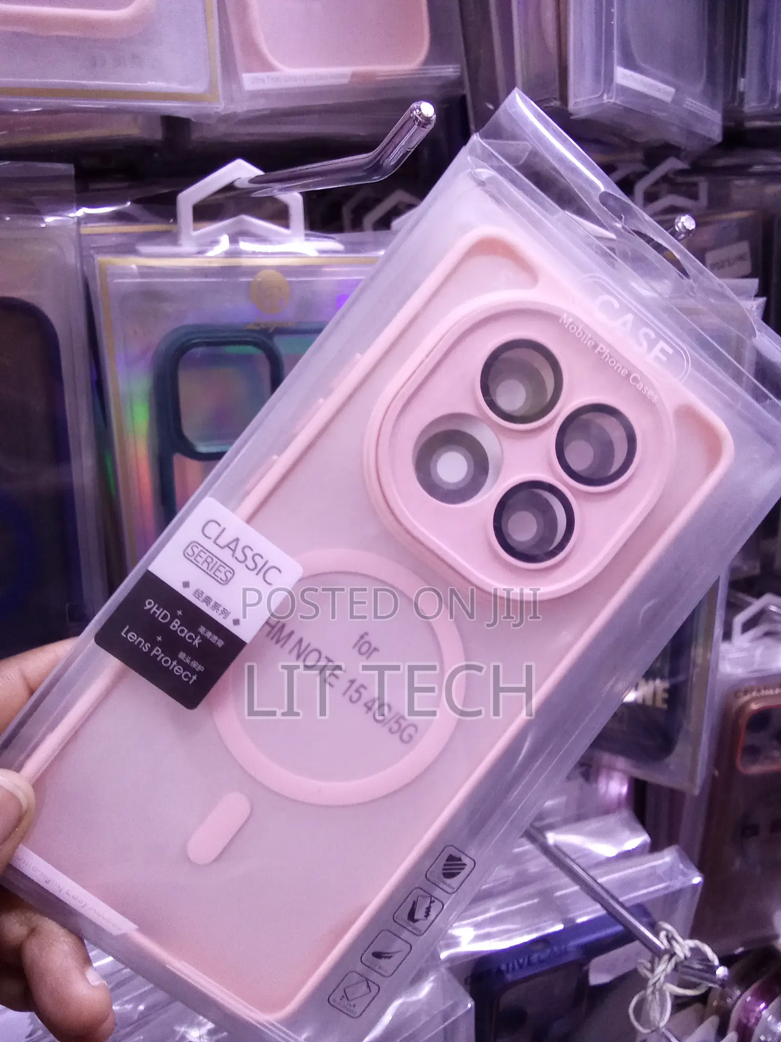 Pink Classic MagSafe Transluscent Matte for HM NOTE 15 4g/5g Case
