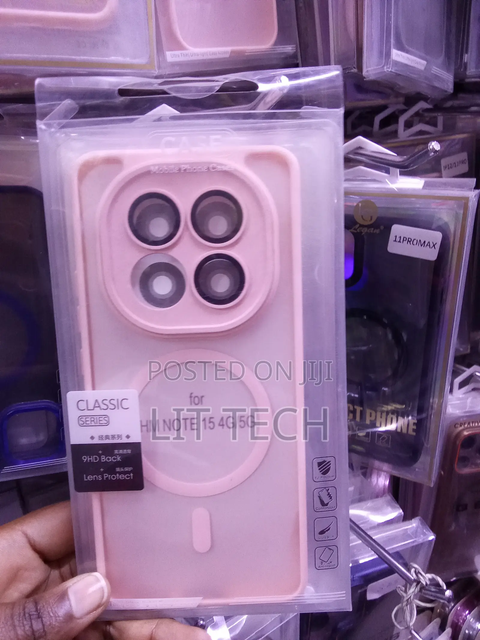 Pink Classic MagSafe Transluscent Matte for HM NOTE 15 4g/5g Case