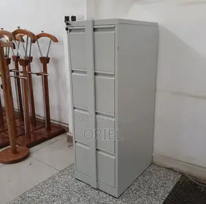 4-Drawer Cabinet With Vertical Locking Bar : Lockable Office Cabinet