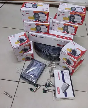 Hikvision 8CH HD DVR CCTV 4 Dome 4 Bullet Security System