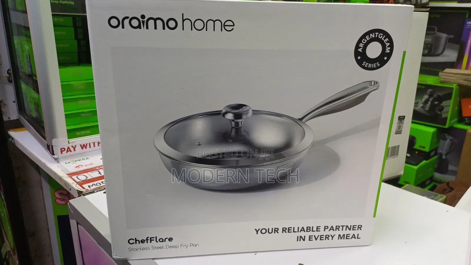 Oraimo ChefFlare Durable Premium Stainless Steel Deep Fry Pan
