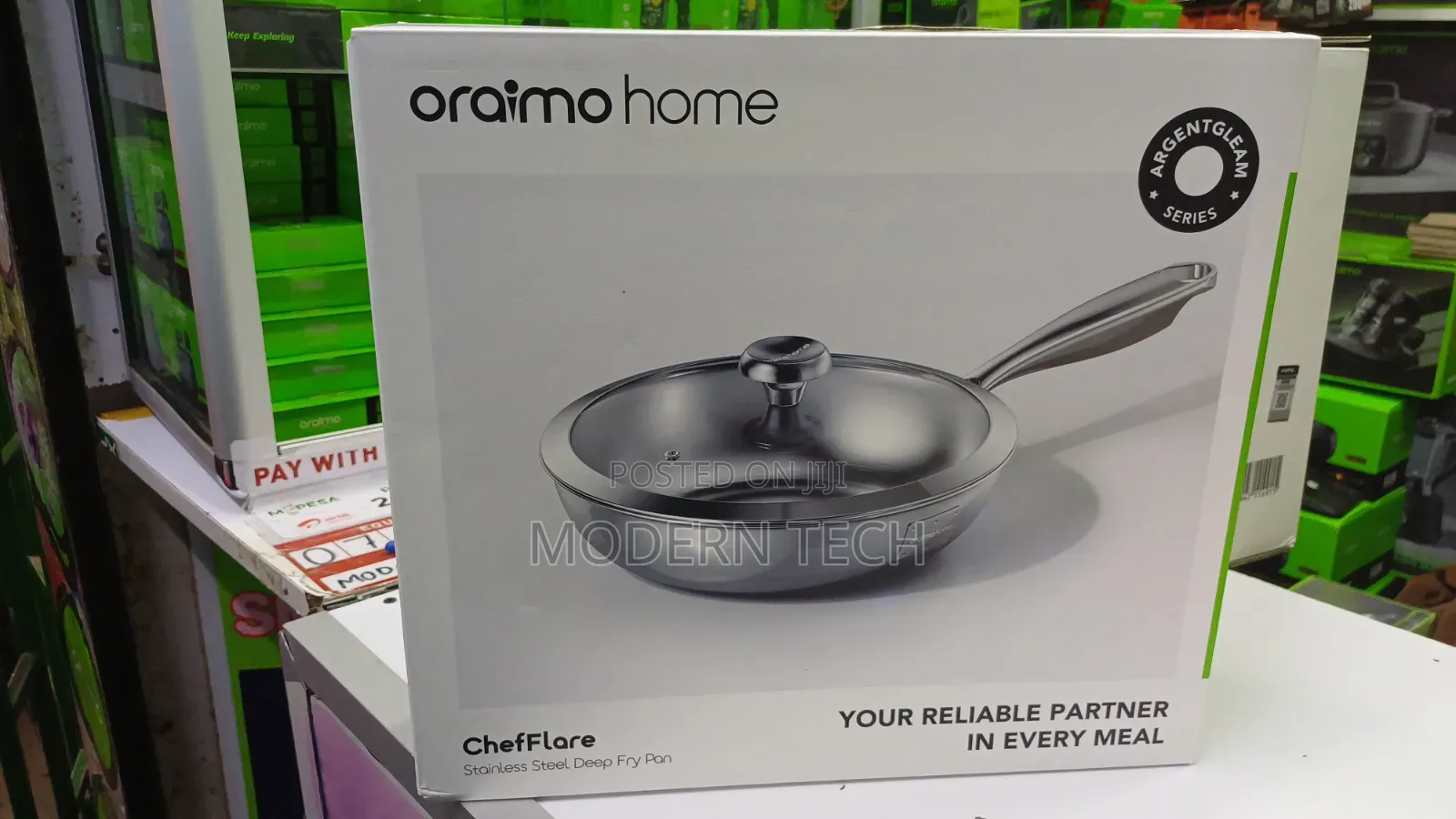 Oraimo ChefFlare Durable Premium Stainless Steel Deep Fry Pan