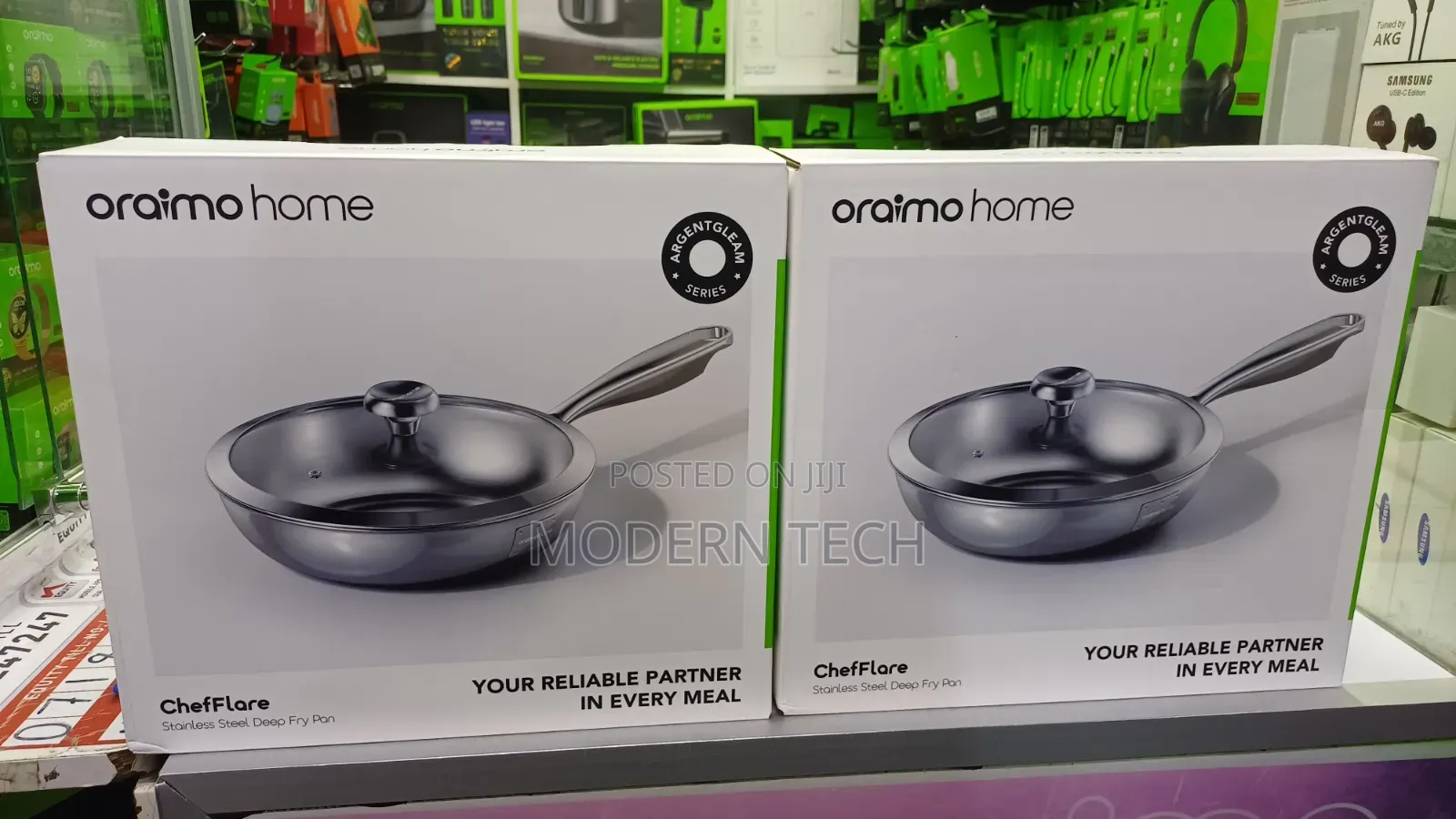 Oraimo ChefFlare Durable Stainless Steel Fry Pan