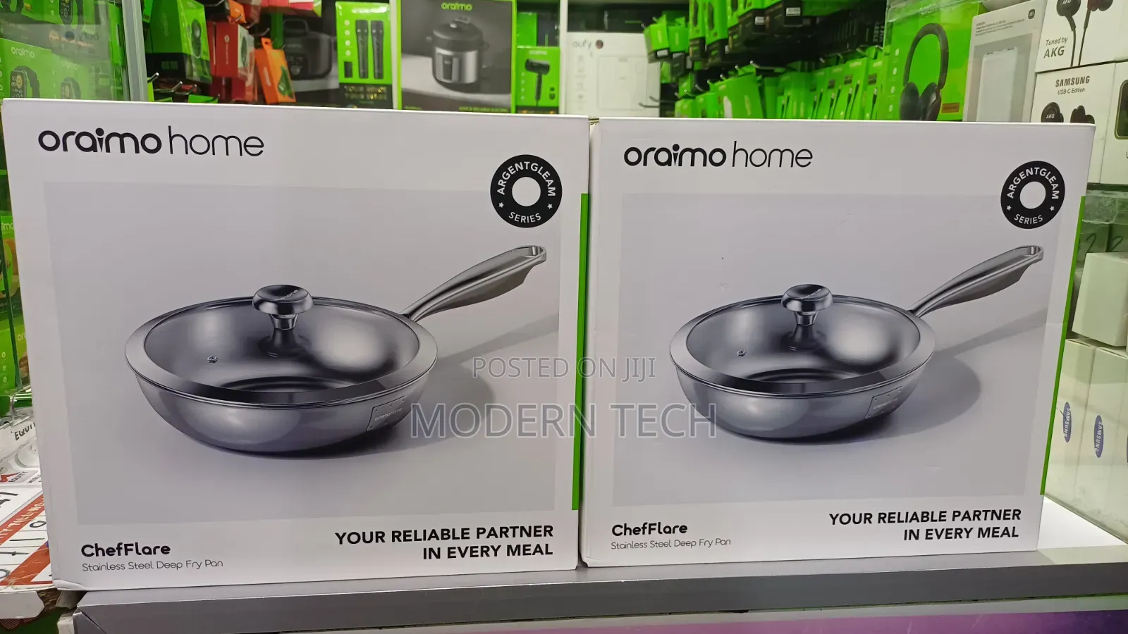 Oraimo ChefFlare Durable Stainless Steel Fry Pan