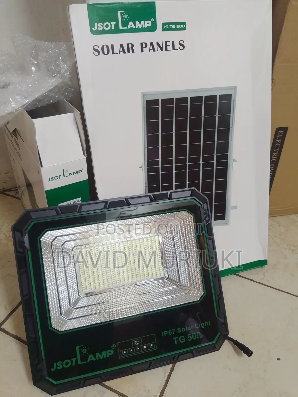 500W JSOT Solar Security Floodlight