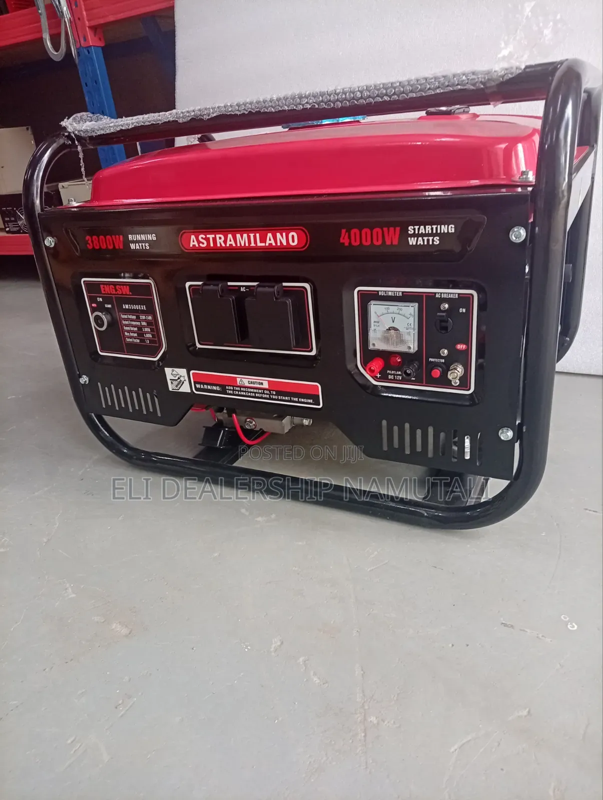 Astramilano 4.0kVA Petrol Generator – 8HP Engine, 220–240V