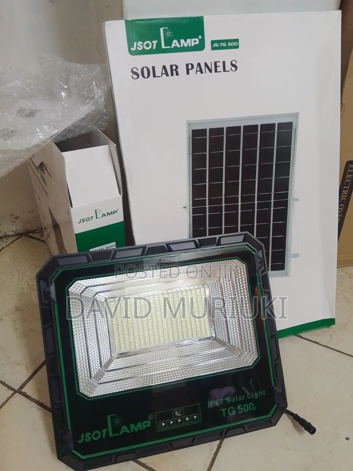 Jsot Tg 500w Led Solar Flood Light