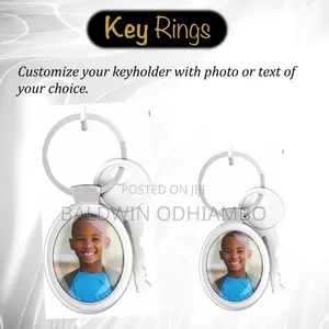 Custom Photo Keyrings – Personalized With Your Photo, Name or Message