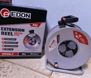 Edon 50m 2.5mm Heavy Duty Extension Reel Cable
