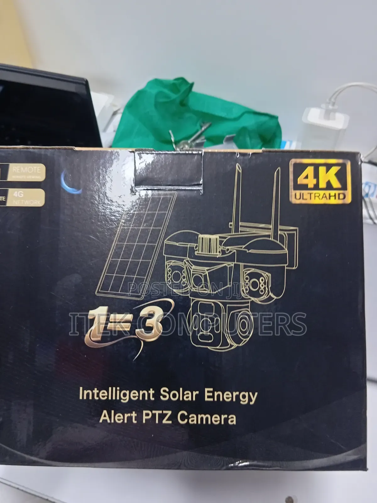 Triple-Lens Solar 4G Camera for Large Property Surveillance