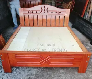 5x6 Pure Mahogany Bed