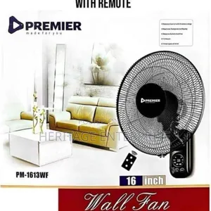 Wall Fan 16inch With Remote,