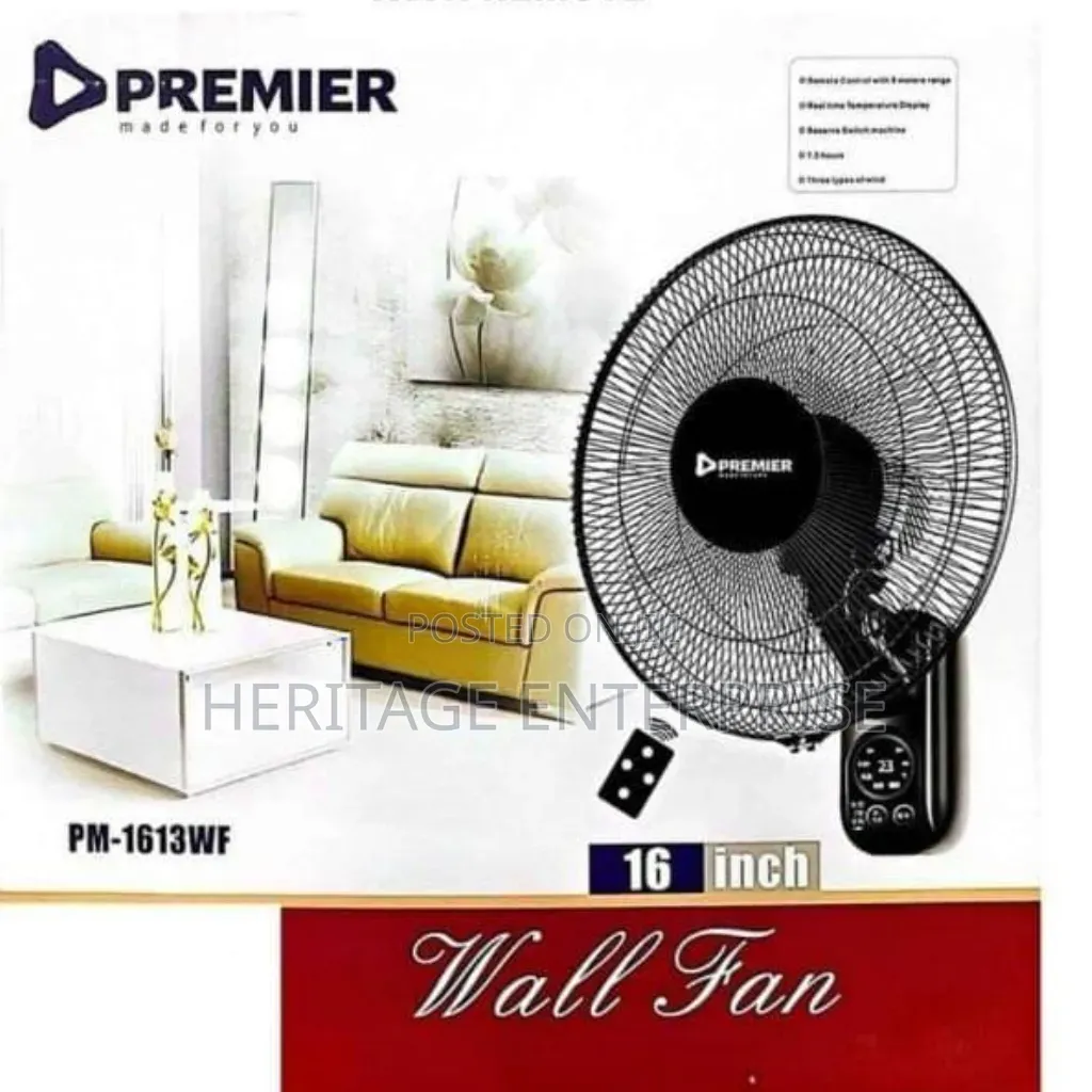 Premier Wall Fan 16inch