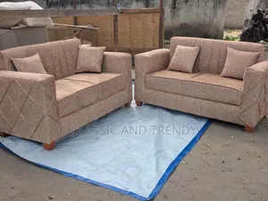5 Seater Beige Sofa