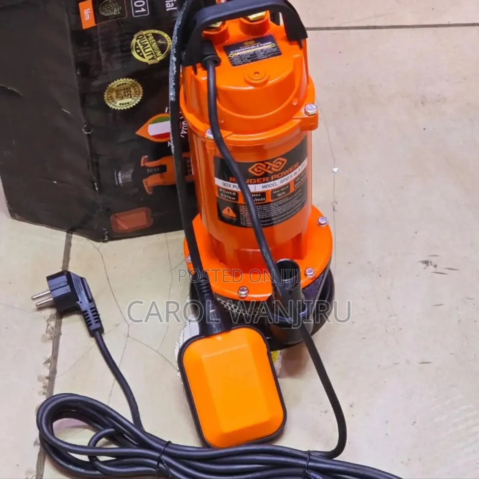 New 0.5Hp Ranger Power Submersible Pump/Ranger Power 0.5Hp Pump