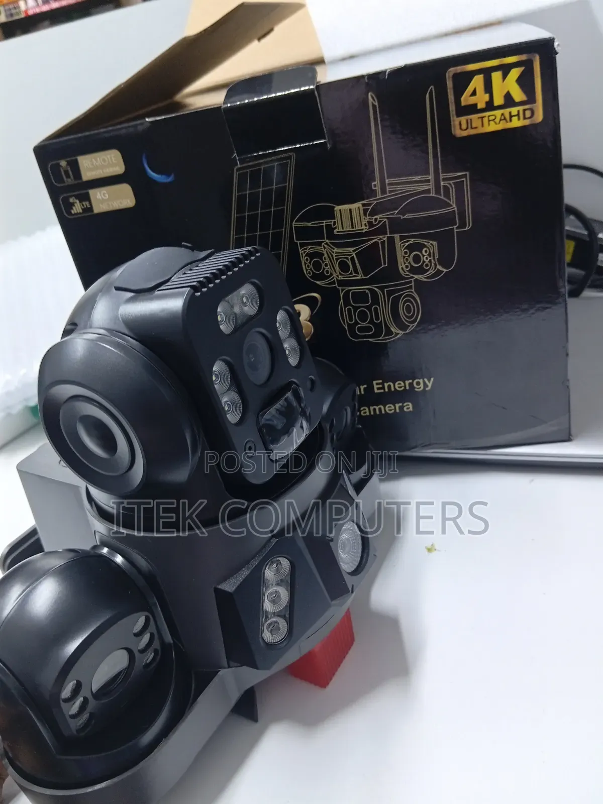 Triple-Lens 4G Solar CCTV for Homes and Compounds