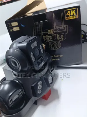 Triple-Lens 4G Solar CCTV for Homes and Compounds