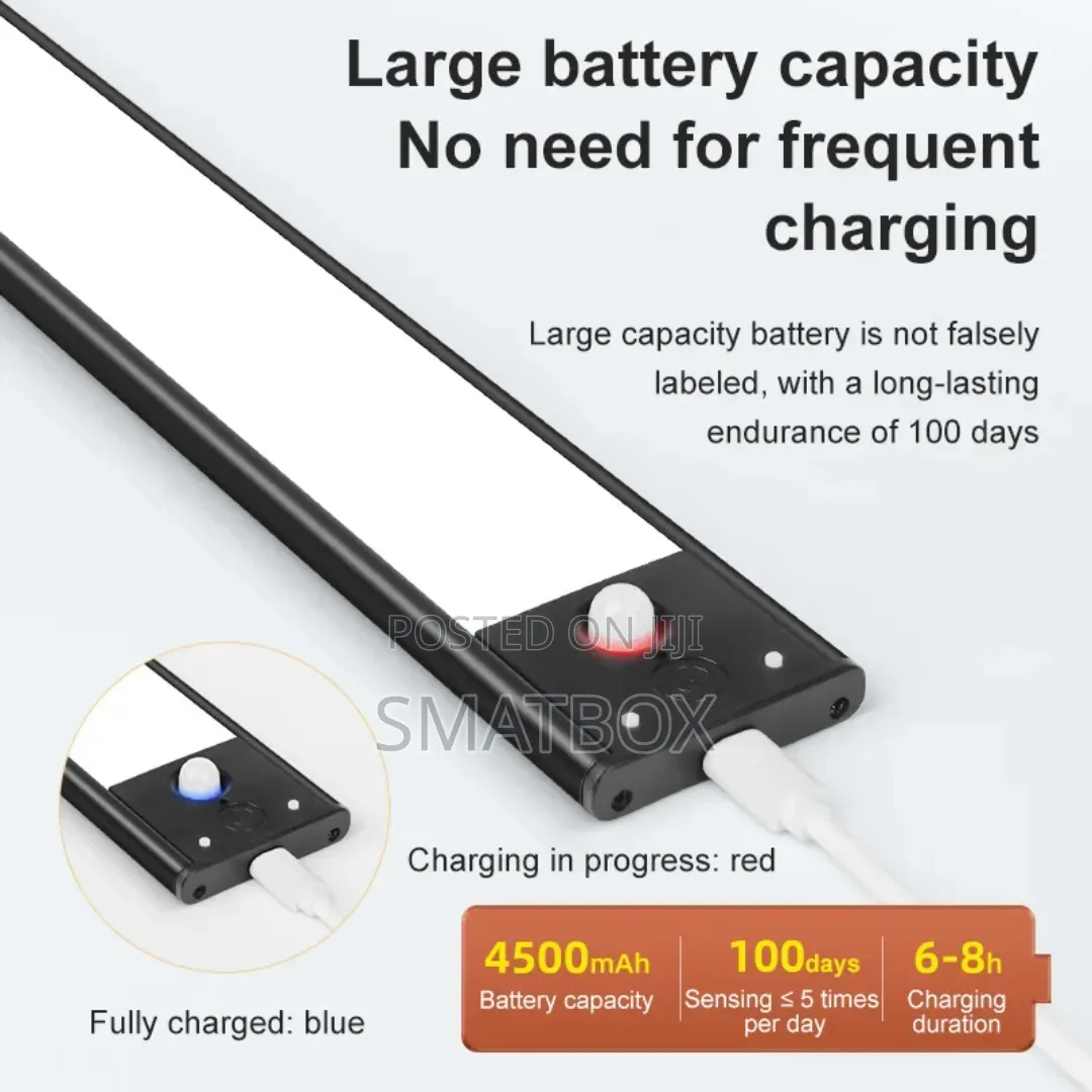 Wireless Motion Sensor Led Bar Lamp for Kitchen, Bedroom Etc