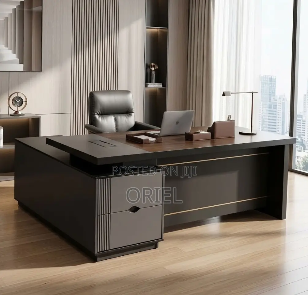 Executive Office Desk : Executive 1600MM L-Shape Desk
