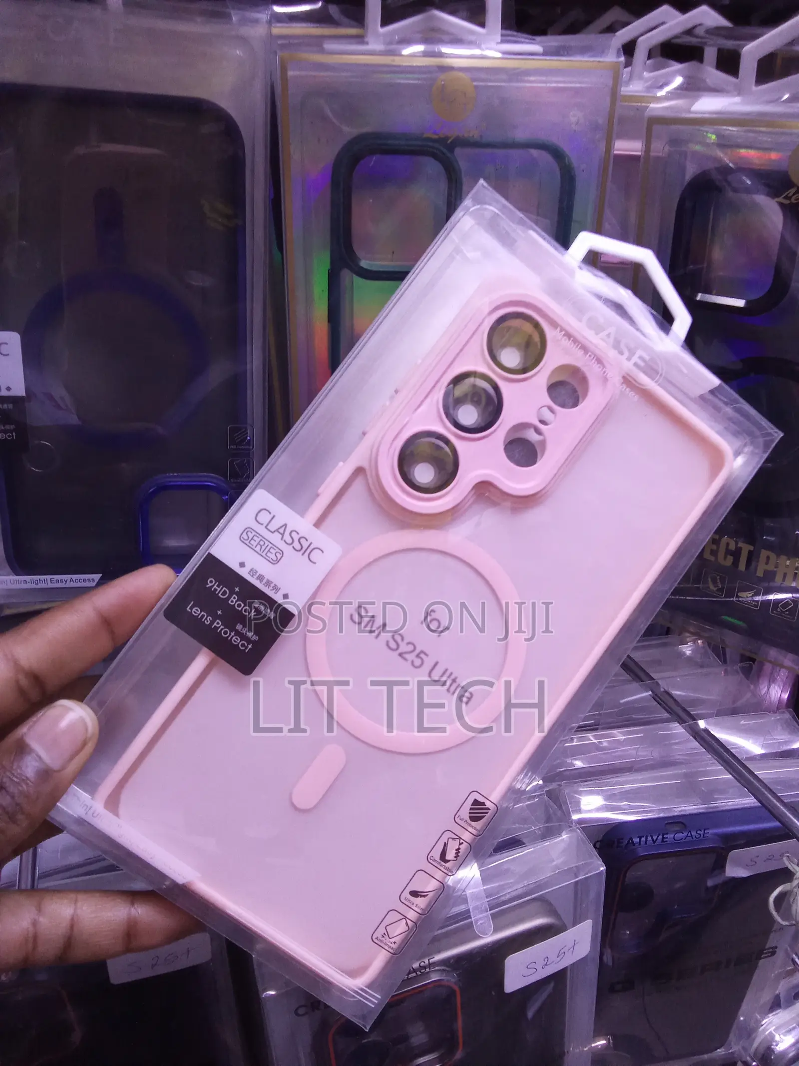 Pink Classic MagSafe Matte Case Explicitly Designed for SM S25 Ultra