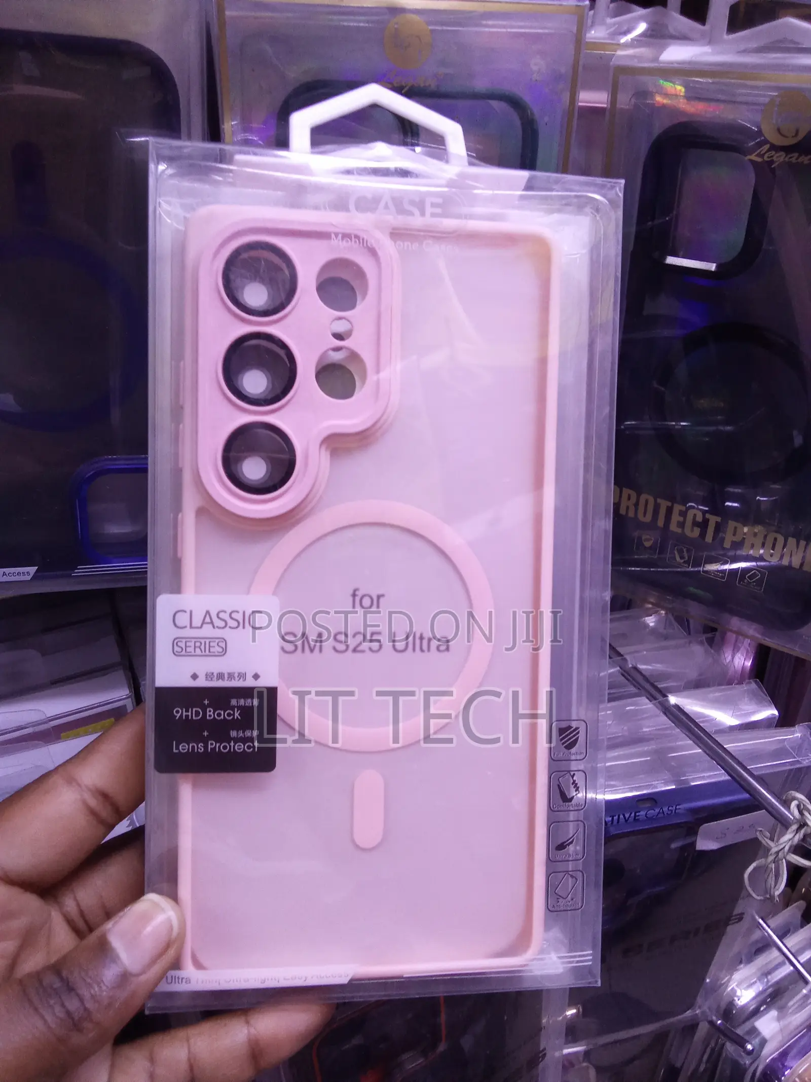 Pink Classic MagSafe Matte Case Explicitly Designed for SM S25 Ultra