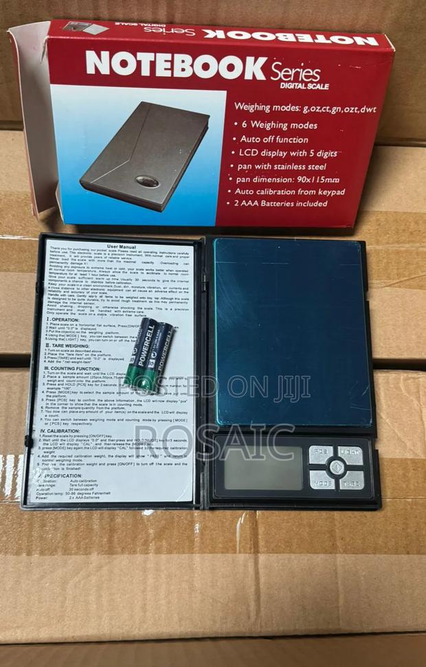 Notebook 500gram Digital Scale - main view